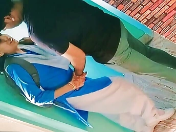 Mischievous Indian College Nymph MMS Takes on a Ginormous Natural Man schlong