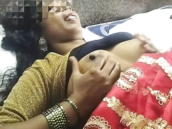 Super-steamy Tamil wifey bellows loudly while getting her cock-squeezing puss plumbed by her husband