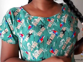 Fabulous Brownis in Tamil village gets wedged stiff by her crazy elder man