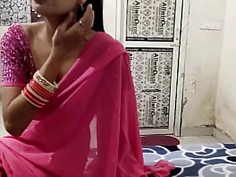 Desi Jija's highly first time: Sara's clean-shaved cunt and rump poked rigid in homemade sex movie