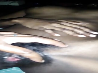Hot Indian Desi Tamil Wife with Frd Wifey's Super-Cute Black Coochie and Titties
