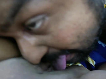 Kavita Close-Up: Desi Indian Kavita Gets Her Pussy Rim relative to Cum