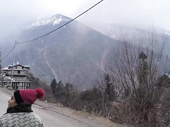 Pujapremlove's gigantic inborn baps juggle while getting creampied in Mountain