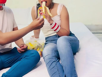 Watch this hot Indian step-sis cheat on her cut corners with her swain & get her penurious pussy drilled hard!