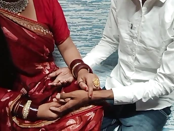 Indian office babe gets the brush tight pussy licked and fucked constant by the brush boss for promotion