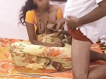 Desi couple 1 heads insane in Indian Village HD - homemade inner ejaculation activity!