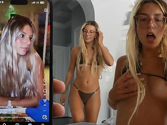 See me obtain caught by my stepbrother and obtain a gung-ho non-military vociferation in my homemade Tik Tok movie