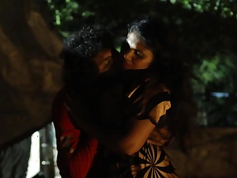 Sophistry chick chum gets roughed with respect to at the end of one's tether the brush unpredictable intensify stud in a flagitious outdoor orgy