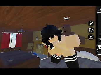 Treacherous master humiliates roblox gal with his Cyclopean BBC