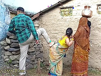 Step-Stepson-in-law & Step-Wife Daub Indian Step-Mom-in-law & Step-Wife