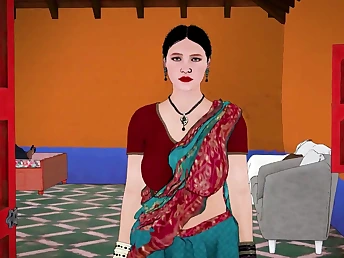 A cute bhabhi was fucked by her step-brother-in-law in 3D anime publish