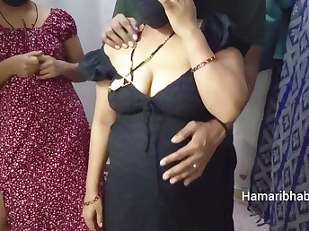 Abhi & Zakiabibi share a steamy Indian trine beside their insane pal