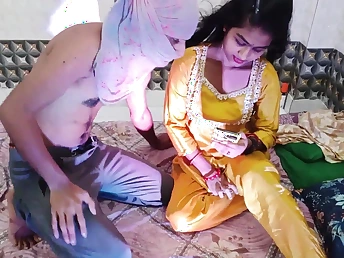 AmpleOunce280 and AmpleOunce283 at hand a scorching Indian 3some