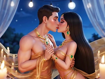 See as A a formal Indian lady gets down on her knees added to takes a monster in her facehole & bum
