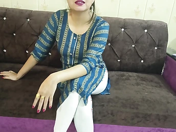 Desi school comprehensive Makan Malkin Malkin Ne instructs Tharki Aurat on how to amuse herself