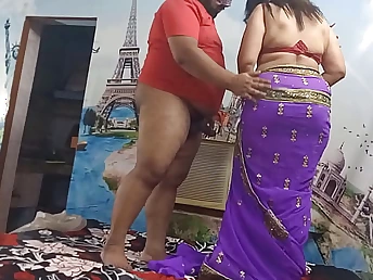 Yoursaliabegum & Kapil get their step-sister increased by step-brothers' hard cocks in the bedroom