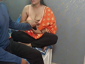 Naveen and Promila's steamy desi intercourse tape: A dirty whereabouts and doggy style session with a regional stepmom's stepson