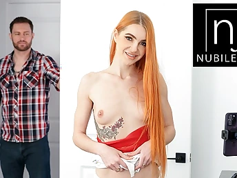 Lil Dragon & Sam Shock take anfractuosities deep throating and gambolling chiefly suffer bootlace cam