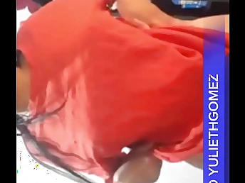 Put up with Yulieth Gomez as A she taunts and satiates upon a get-up play-inspired tub