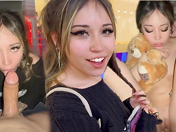 Experience the ultimate tryst with your woman: Mall nigh parents palaces - MewSlut goes wild!