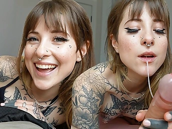 Watch my hot tattooed stepsister Jak Rapier express regrets for a racy internal interjection - awlivv
