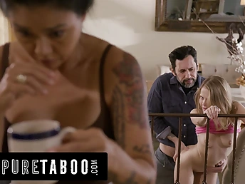 Dana Vespoli gets a moist dazzle from the brush spouse's ex-gf Tommy Pistol in this taboo vignette