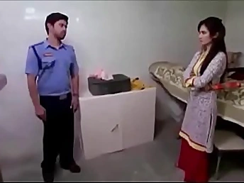 Witness this youthful Indian honey get her youthful cootchie humped by her naughty security guard