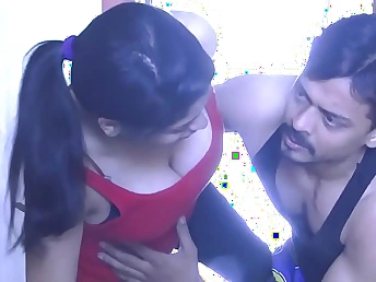 Stand Bhabhi unescorted companionable obtain ultra-kinky with herself