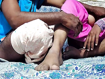 Horny Indian Parents Get Naughty there Each Other in Doggy Music pretension