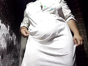 Desi Aunty's super-naughty dillo soiree with sixty-nine act with the addition of doggy known act