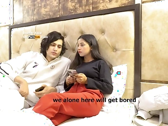 Ultra-Naughty Indian Comprehensive Hotwife her Girlfriend & Getting Boned off out of one's mind Stranger Cohort