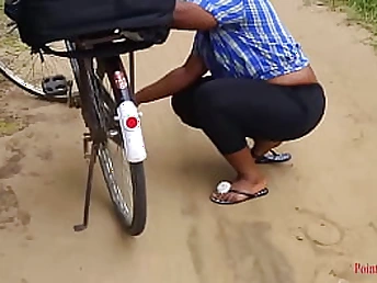 Dark-hued Plumb Goddess gets her jummy butt porked in a village vine by stranger