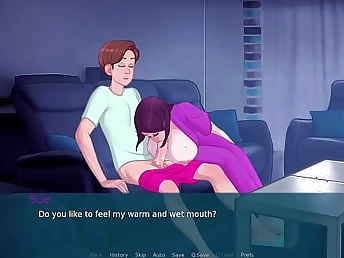 Step Mom's Sucky-sucky: PLUS-SIZE parody with thick bumpers & swell up off toon